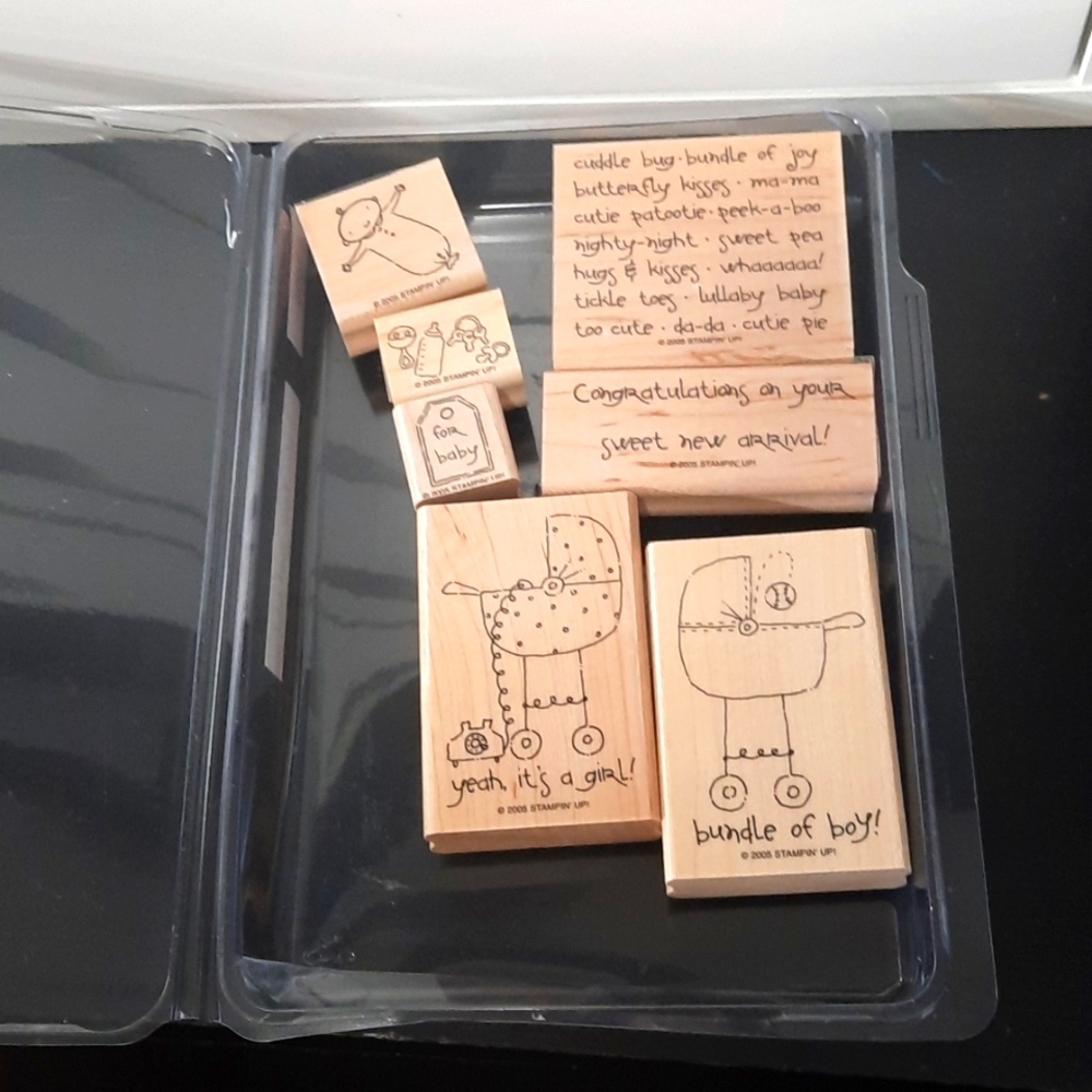 Baby talk stamp set of 7 from 2005
